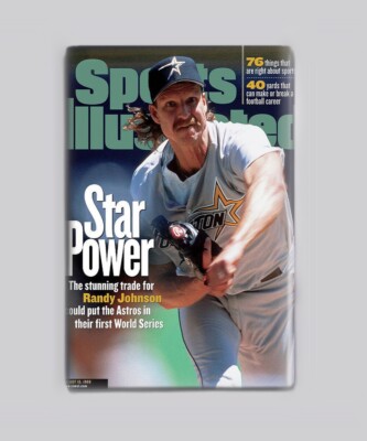 Houston Astros Randy Johnson Sports Illustrated 1998 2''X3'' Fridge MAGNET