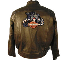 Harley-davidson Pro Sports Jacket Woman 38 Black Leather Padded Lined Armor
