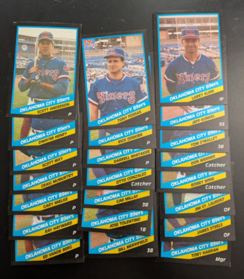 1988 CMC Oklahoma City 89ers - You Pick 1! - AAA Texas Rangers