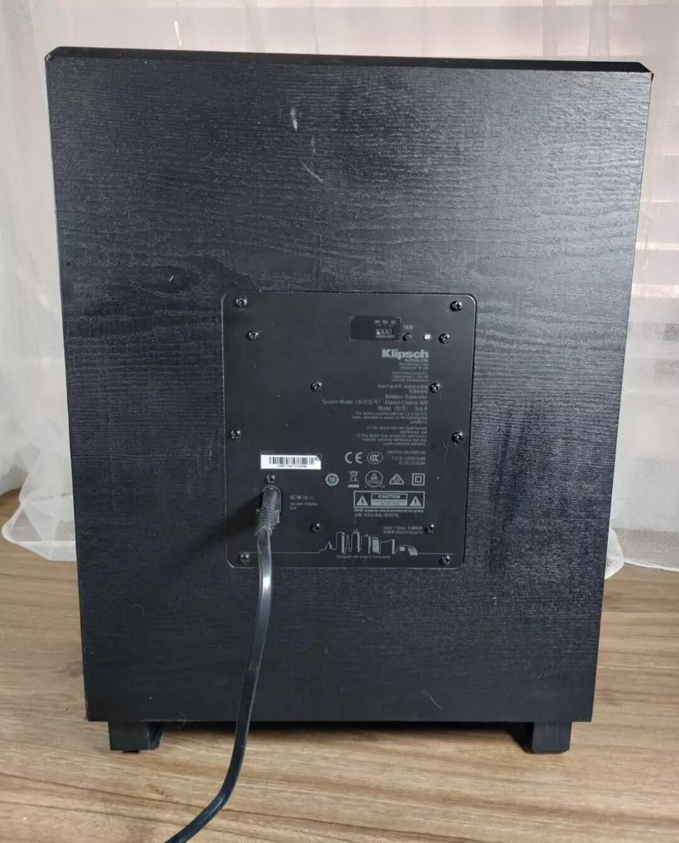 KLIPSCH wireless SUBWOOFER cinema 400 SUB 8 eBay
