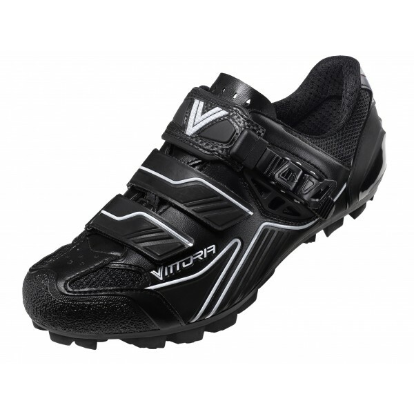Scarpe bici MTB Vittoria Falcon nero mountain bike shoes SPD made