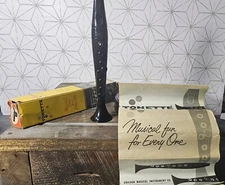 Vintage Tonette Recorder Flute With Book 30600 Binary Arts