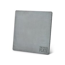 The Pizza Plate Square 30cm Baking Steel, Pizza Stone, UNBREAKABLE UK Made