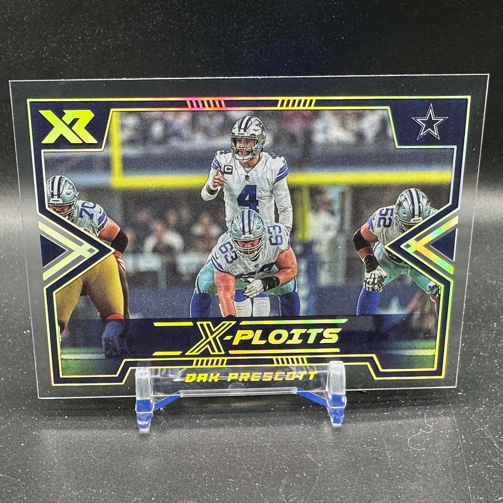 Dak Prescott X-Ploits Insert 2022 Panini XR Dallas Cowboys XP-16 SSP Case Hit