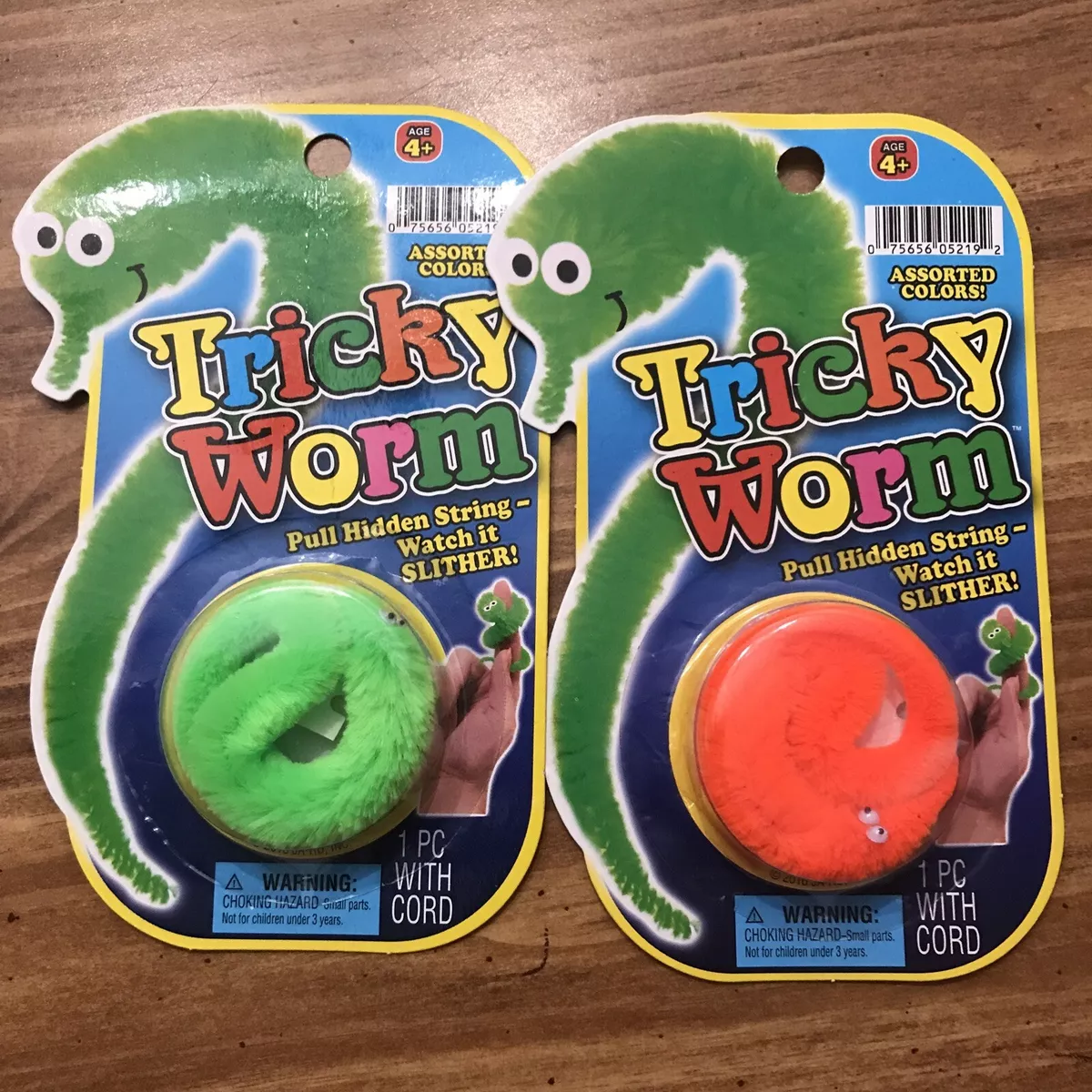 Tricky Worm Amazing Moving Pet - 2 Pack - Free Shipping!