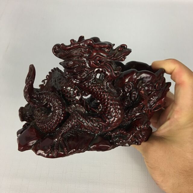 Ceramic Resin DRAGON Desktop Decorative Statue Sculpture Figurine Candle Holder | eBay