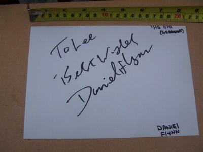 Daniel Flynn Autogramm (Code AP10) bitte nach unten scrollen