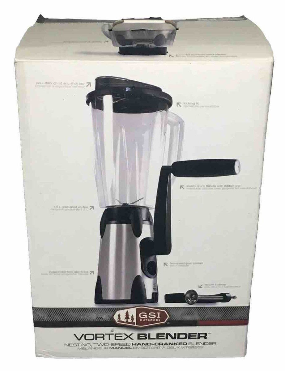 Vortex Hand Crank Blender GSI Outdoors Camping Off Grid Food