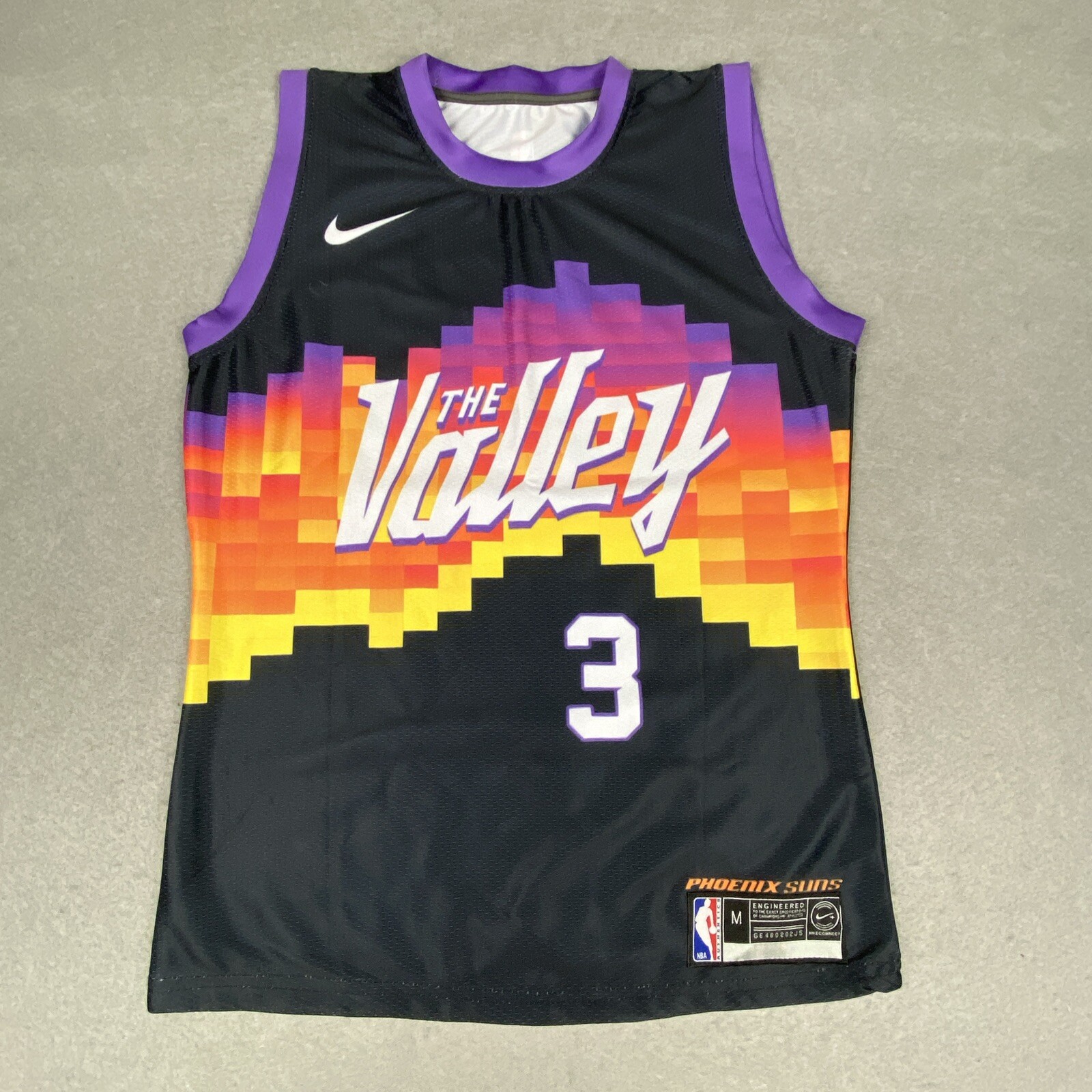 Phoenix Suns Chris Paul #3 The Valley 2020-21 City Edition Jersey Size Youth M