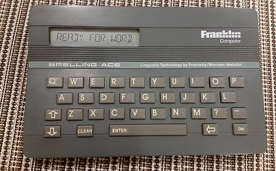 Franklin Computer Spelling Ace Linguistic Technology Merriam-Webster SA-98