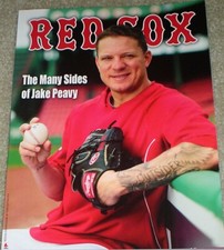 2014 BOSTON RED SOX GAMEDAY PROGRAM/SCORESHEET JAKE PEAVY ON COVER MINT