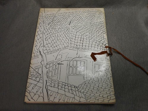 VINTAGE ART PORTFOLIO CARLOS SCLIAR "SCILAR / MORROS E TELHADOS DE OURO PRETO"