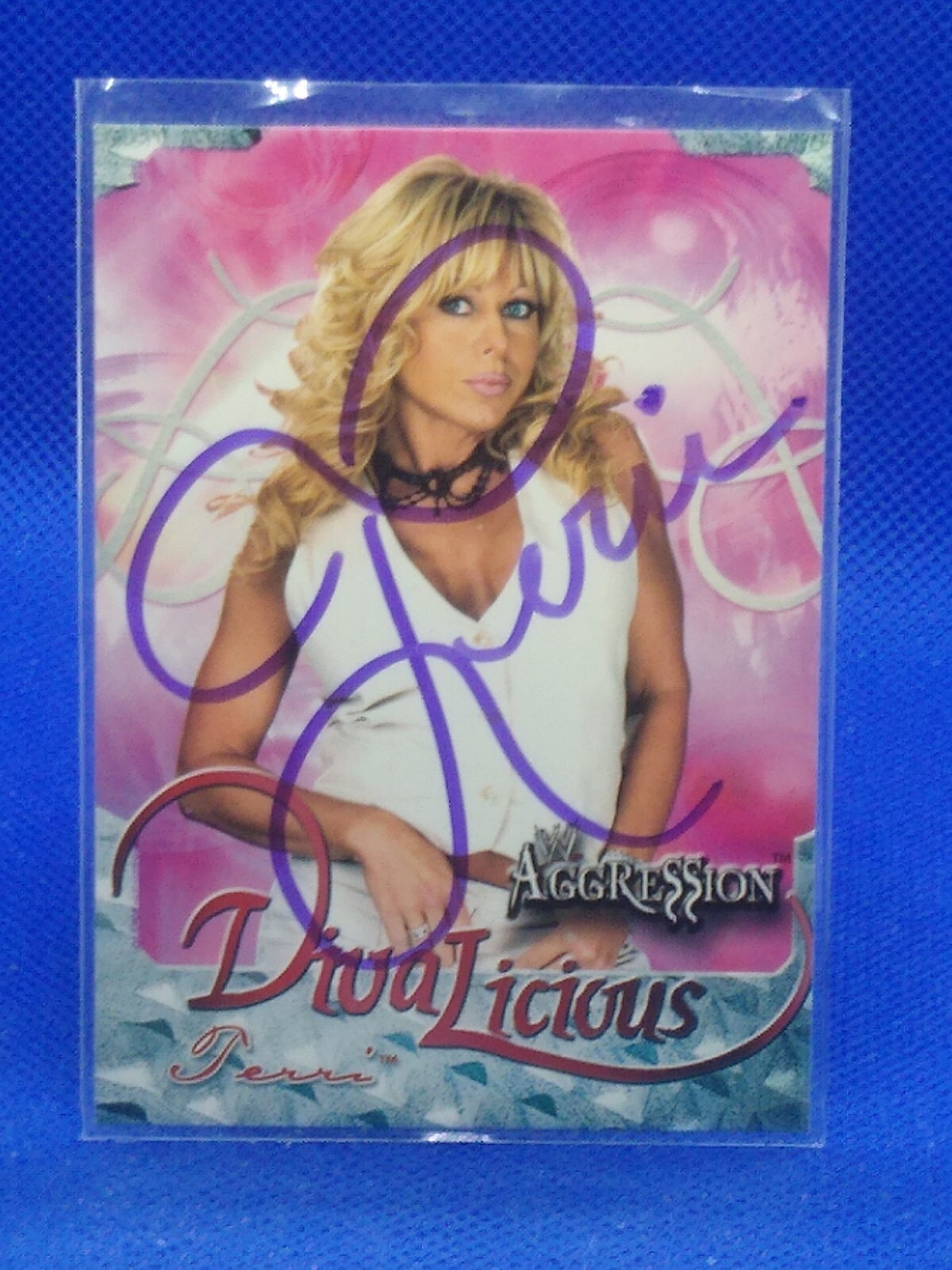 AUTOGRAPH TERRI 2003 Fleer WWE DivaLicious #87
