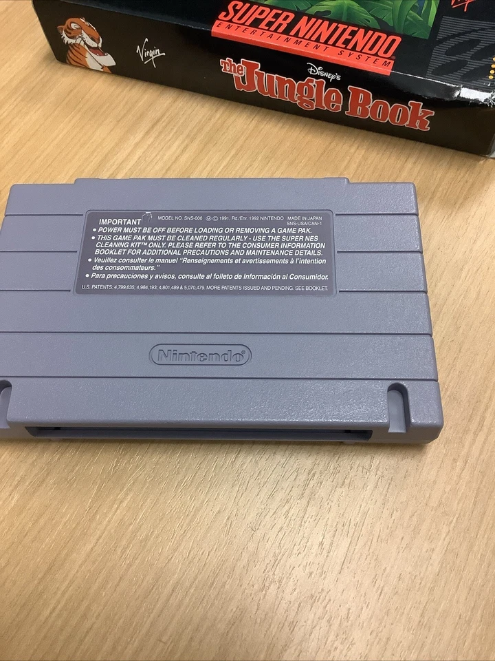 Disney's The Jungle Book Super Nintendo Foto 4 de 4