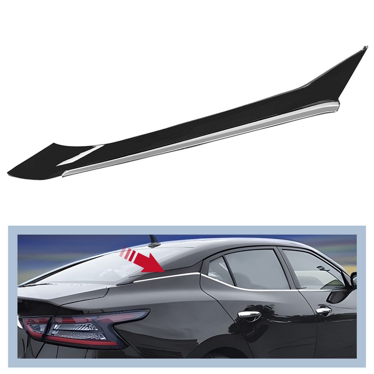 2016-2021 2017 2018 19 Nissan Maxima Right RH Side Rear Pillar