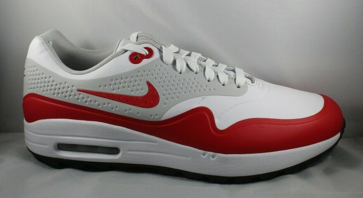 Nike Air Max 1 Golf Mens Size 8 University Red White Grey Black