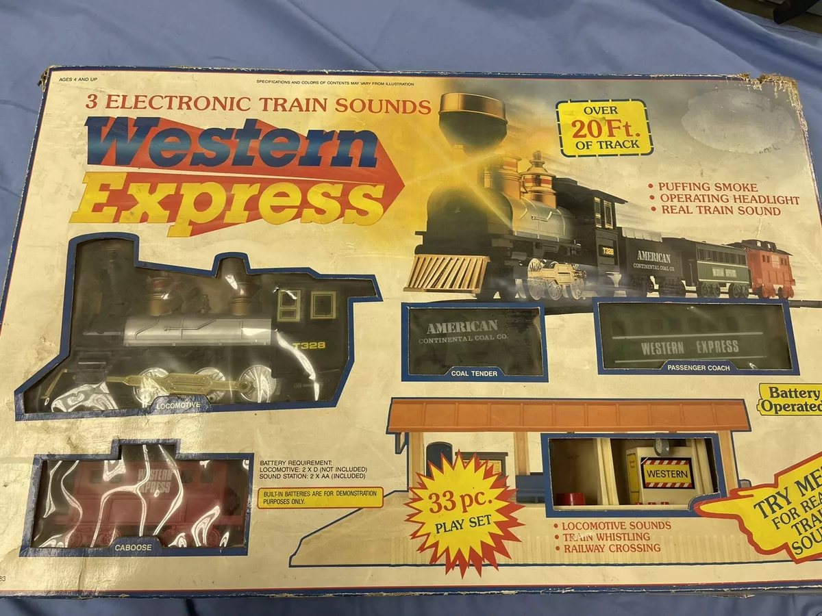 Western express battery hot sale operated train set