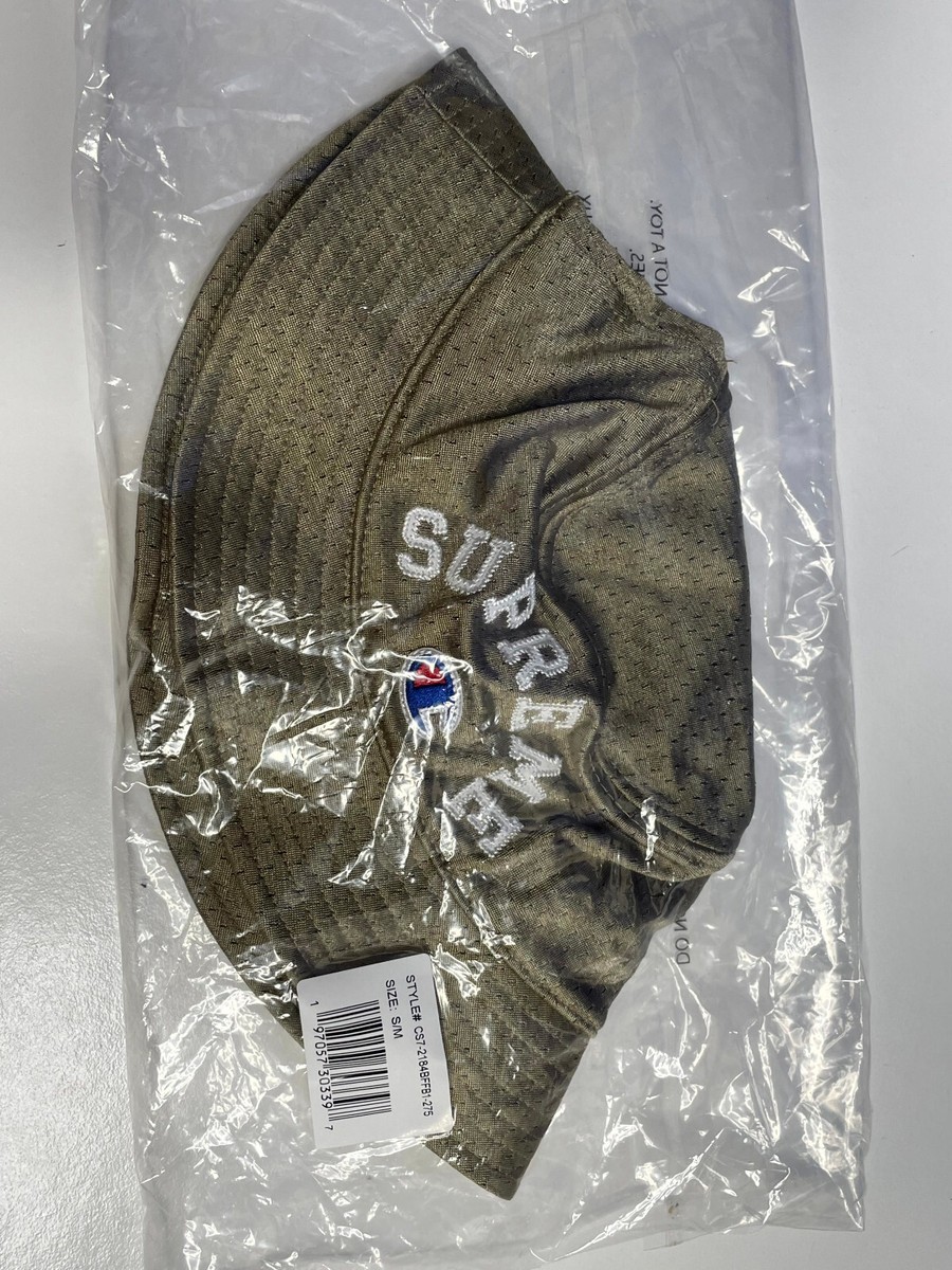 Supreme × Champion Mesh Crusher Hat L/XL SUPREME X CHAMPION MESH CRUSHER BUCKET HAT SS24 SIZE S/M