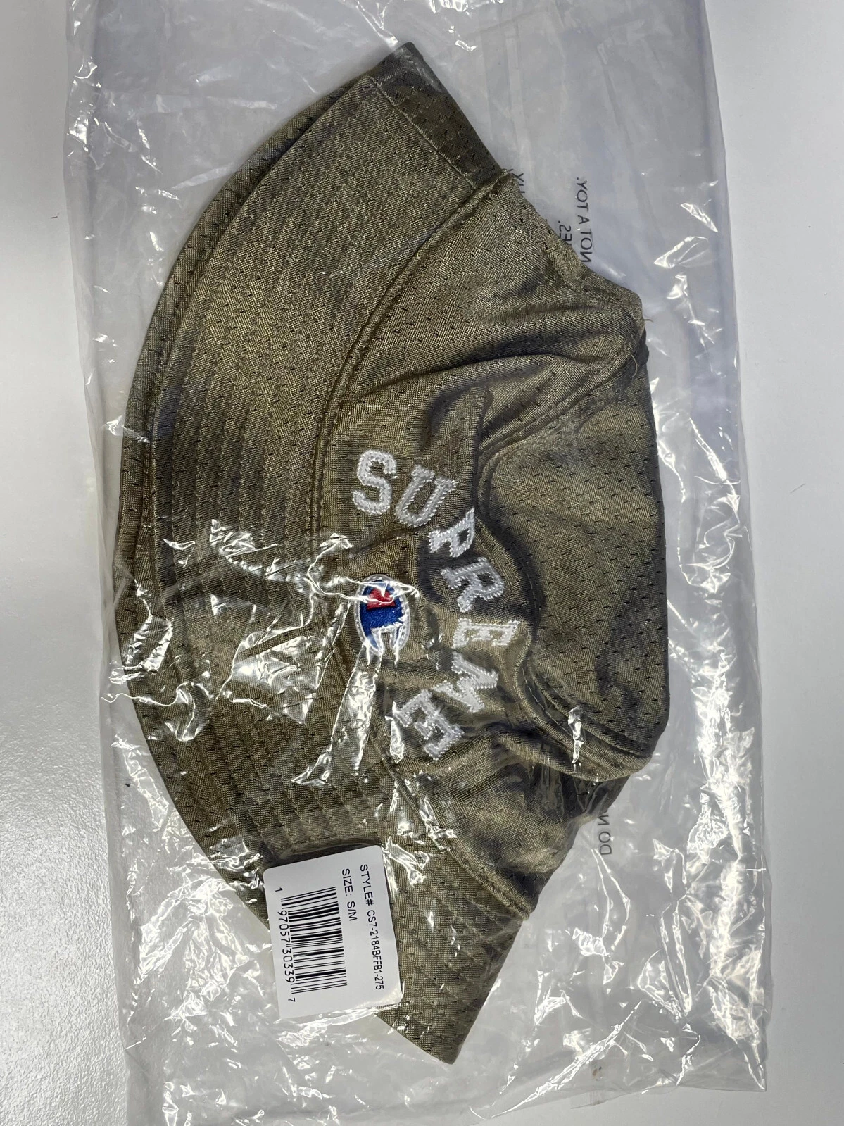 Chapeau seau concasseur maille Supreme x Champion, taille S/M, style CS7 2184BFFB1 275