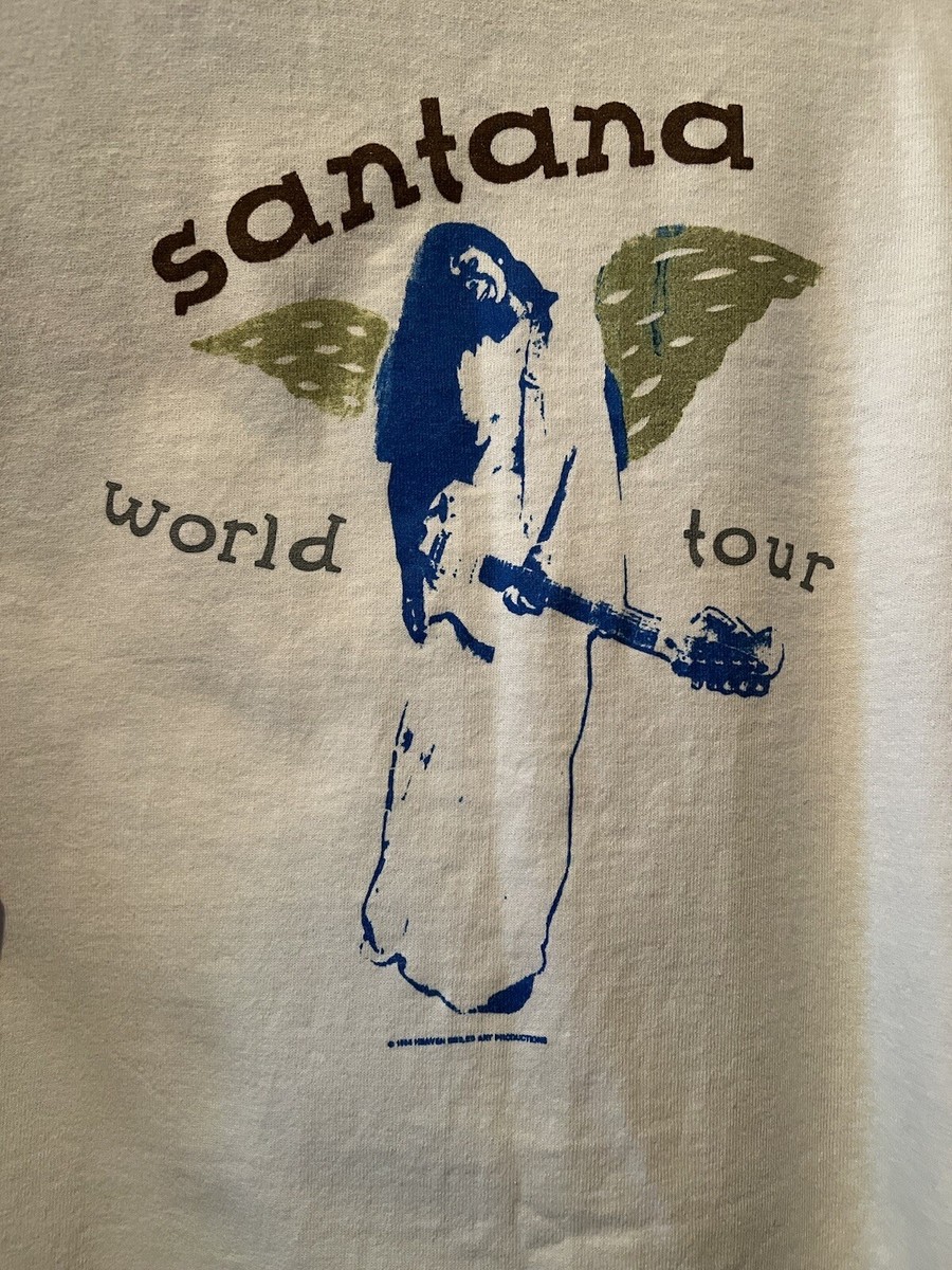 Vintage 90s Heaven Smiles Carlos Santana T Shirt Size XL Vintage 90s Heaven Smiles Carlos Santana T Shirt Size XL