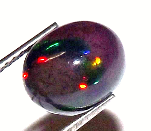 2.35 cts Ethiopian Fire Opal 10 x 8 mm Earth Mined Gemstone #obo1816 - Photo 1/3