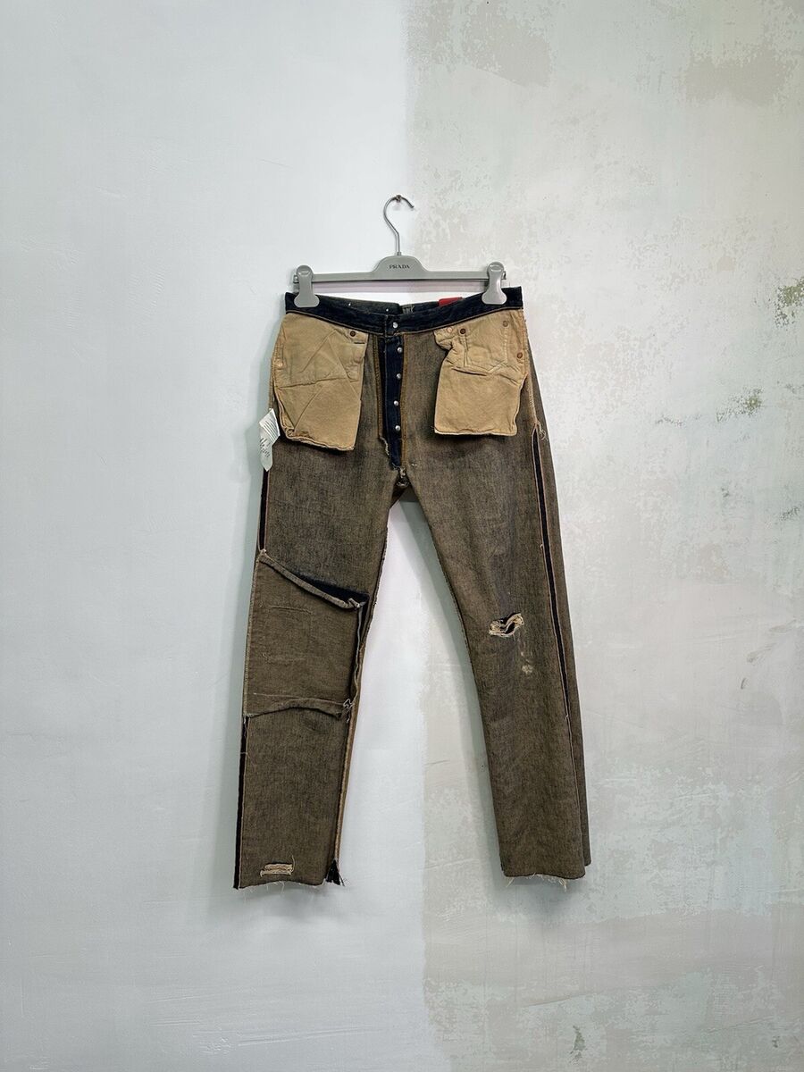 Levi's Limited Edition 573/829 Distressed Salvage Rare Jeans Levi's Limited Edition 573/829 Distressed Salvage Rare Jeans