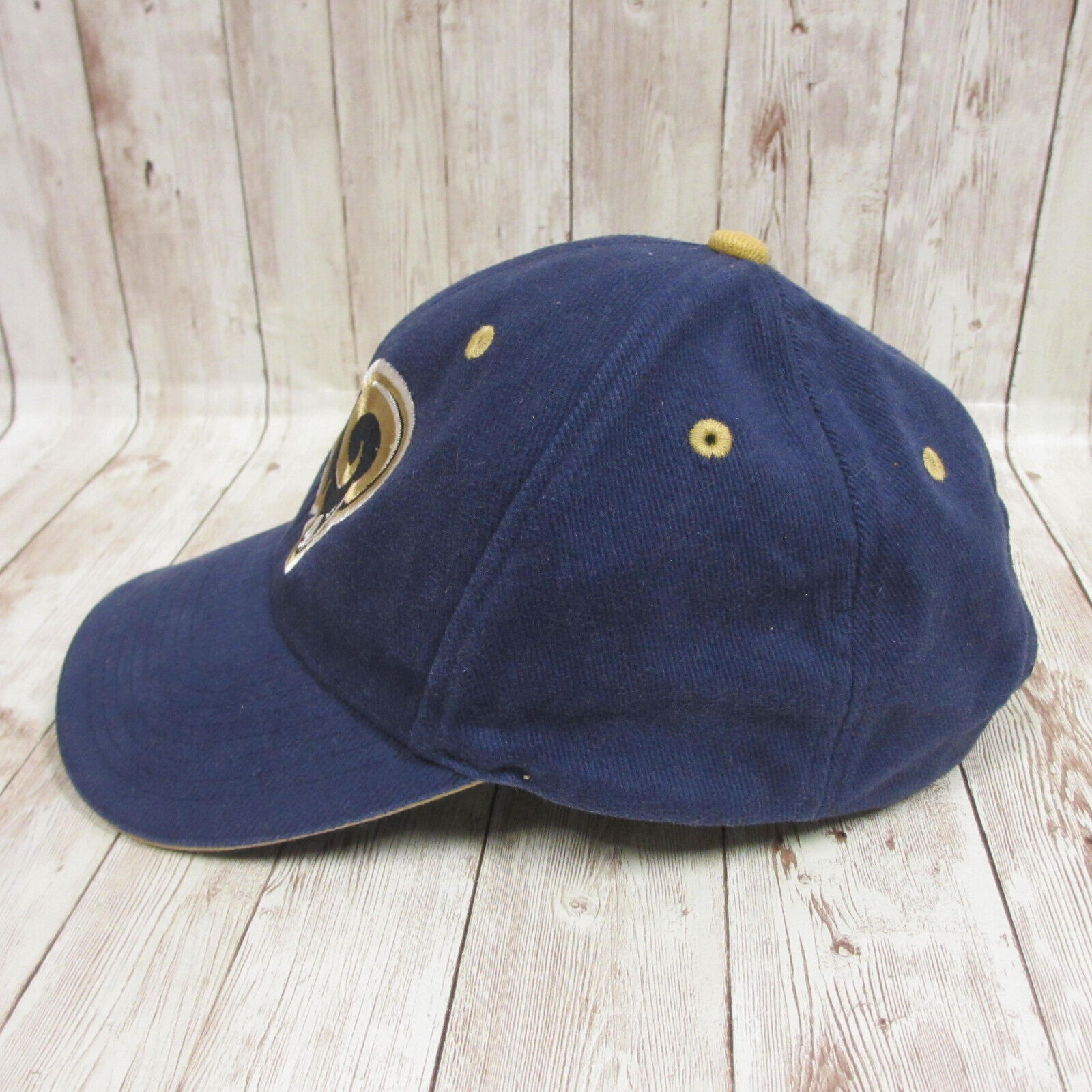 LA Rams Hat Cap Strap Back Adjustable Blue Embroi… - image 3