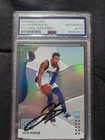 Jalen Brunson signed 2018-19 Panini Status RC #123 PSA Knicks Mavericks
