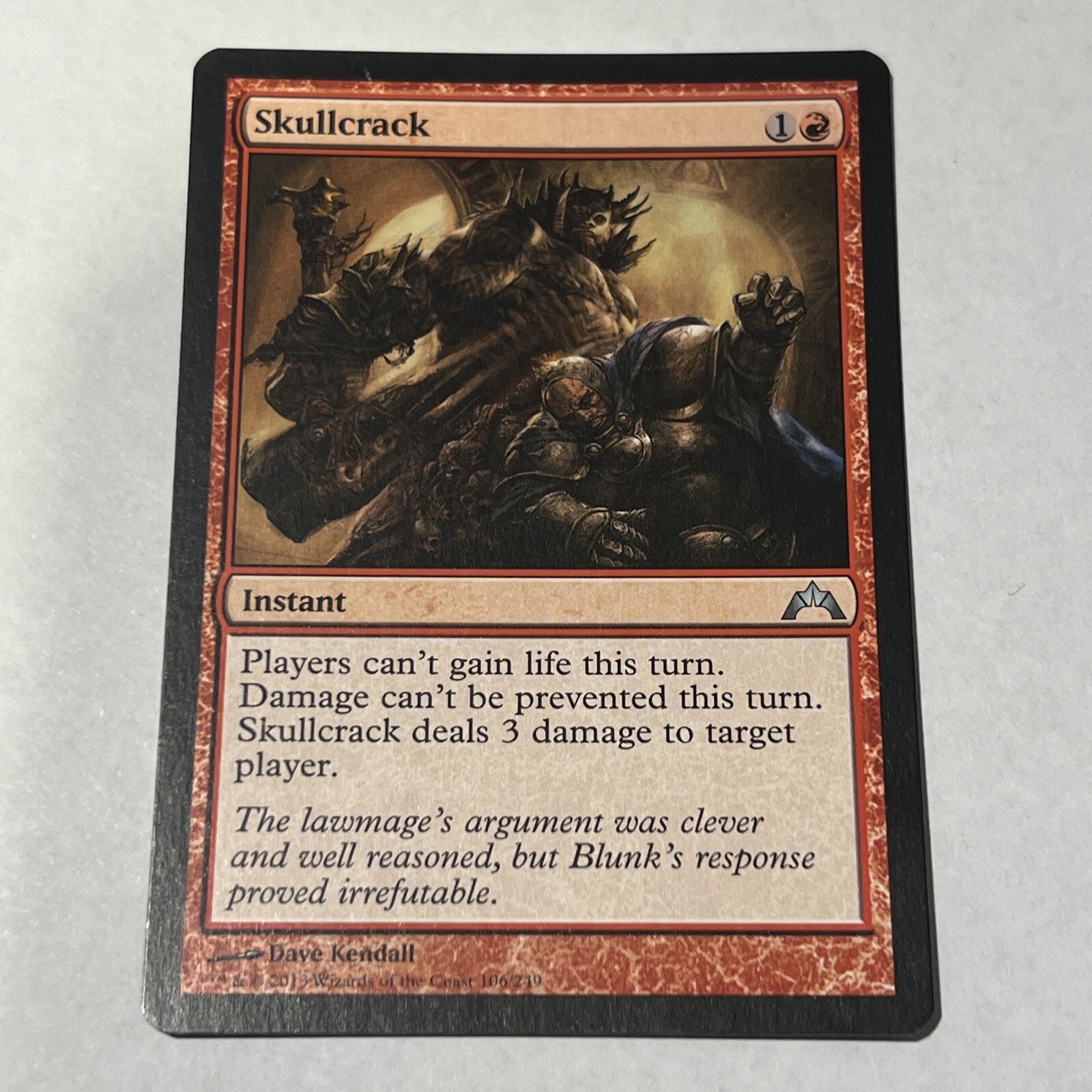 MTG ~ Skullcrack (106/249) ~ Gatecrash ~ English ~ LP