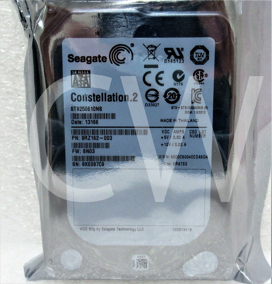 ST9250610NS Seagate 9RZ162-003 250GB 7.2K RPM 6Gb/s 2.5