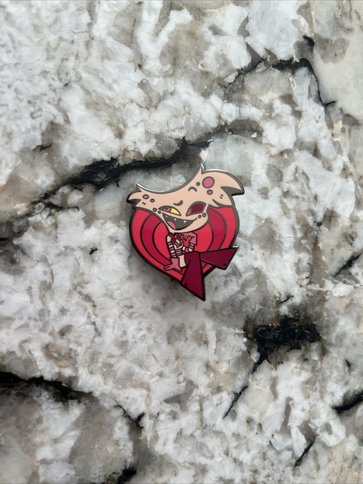 Chibi Angel Dust Pin Hazbin Hotel
