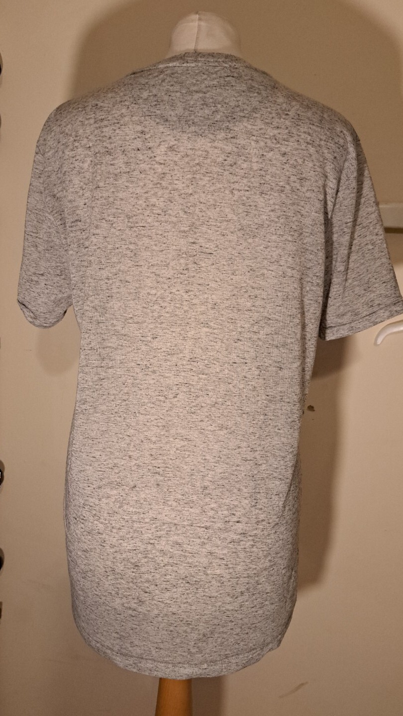 Mens Gray Red Motorbike Tshirts Size Medium image 2