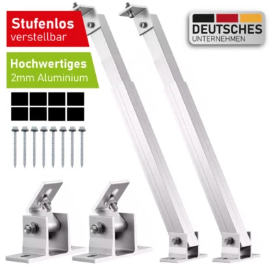 SIGA IMPULSIVE DYNAMIK Solarmodul Halterung Flachdach Aufständerung Solarpanel Balkonkraftwerk PV Set