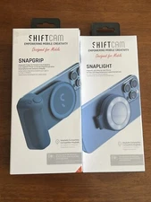 ShiftCam SnapGrip - Mobile Magnetic Battery Grip w/ Wireless And Snap Light.