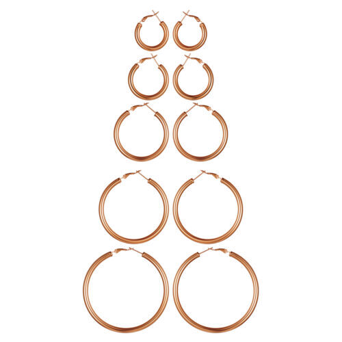 Boucles D'oreilles Breil Voilà TJ2201 En Acier Inoxydable Or Rose - Avec Cristal, Taille 1 Cm, Neuves