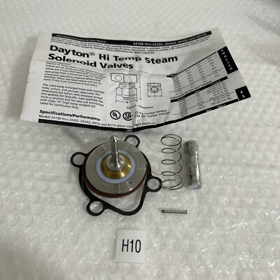 #ad DAYTON. P N: 054428. HI TEMP STEAM SOLENOID VALVE PLUNGER ASSEMBLY REPAIR KIT. $70.00