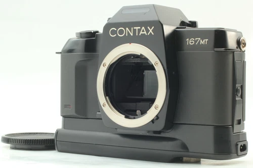 【EXC+++++】Contax 167 MT 35mm SLR Film Camera w/ Battery Holder From JAPAN