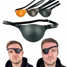 Leather Eye Patch, Eye Patch, Man Eye Patch, Woman Eye Patch, Slim Eye Patch