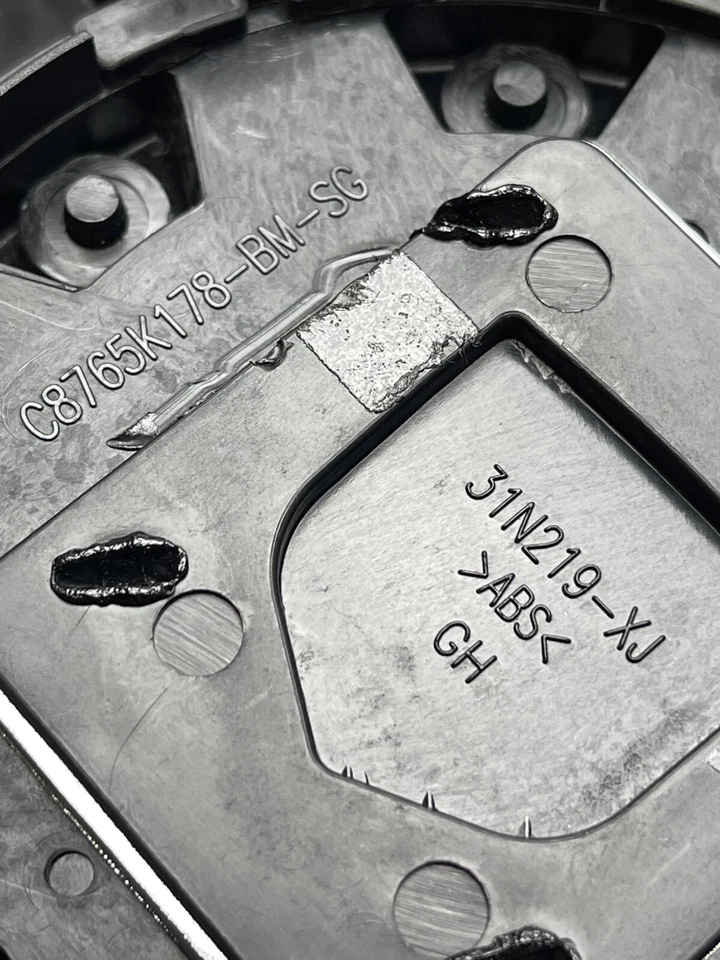 Черный матовый черный центральный колпак колеса Mamba C8765K178-BM 31N219-XJ - Изображение 4 из 4