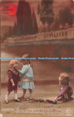 R287369 Solange die Zeit dauert die Sonne mit Sonnenschein 2113 Abgabe Fils 1917