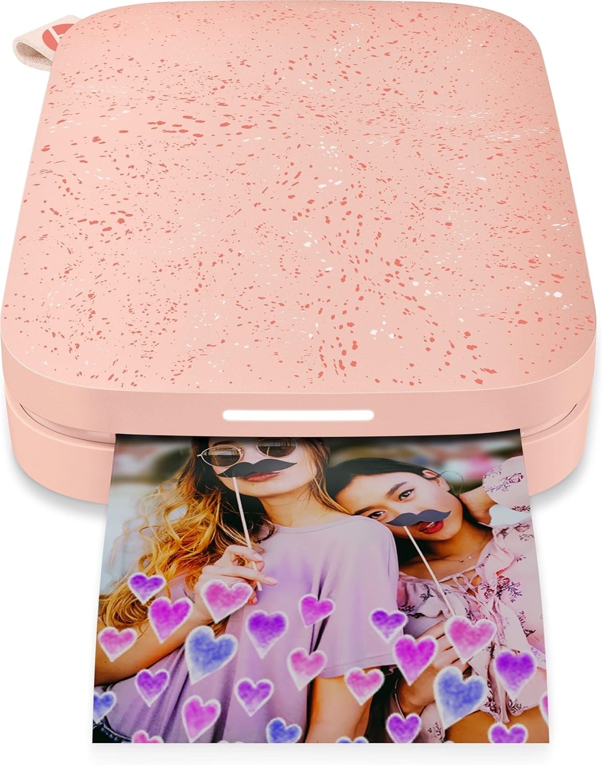 HP Sprocket Portable Photo Printer (Blush Pink) Instantly Prints ZINK 2x3"" Stick