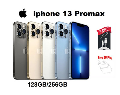 Neu Apple iPhone 13 Pro Max 256GB/128GB 5G Ohne Vertrag iOS Handys  Alle Farben