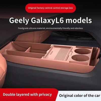 2025 For Geely Galaxy L6 Silicone Center Console Below Storage Box Organizer Mat