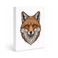 Fuchs Holzbild In 20X15 Cm Zum Stellen Oder AufhäNgen FüR Naturliebhaber