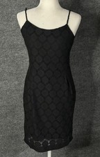 Banana Republic spaghetti Strap Lace Knit Lined Dress Size 4 CO5382