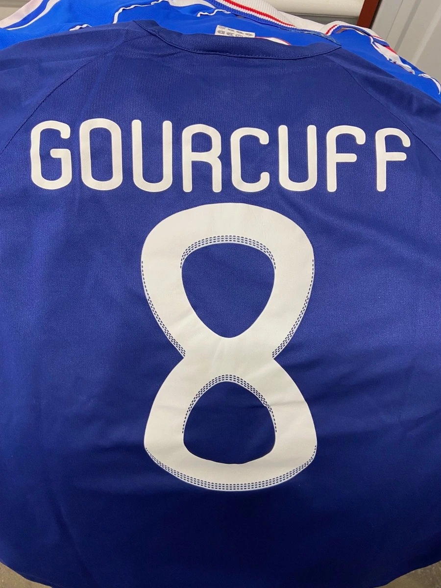 Maillot Adidas Equipe De France Domicile 2010-2011 – N°8 Gourcuff – Taille XL