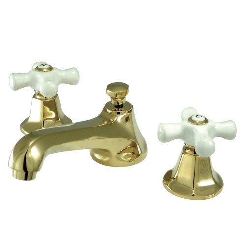 Kingston Brass KS446.PX Metropolitan 1.2 GPM Widespread Bathroom - Brass