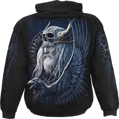 Spiral - ODIN'S WARRIOR (Unisex Black Hoodies) Small