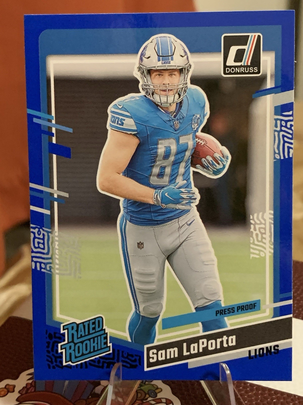 2023 Panini Donruss Sam Laporta [Press Proof Blue, RC] #332