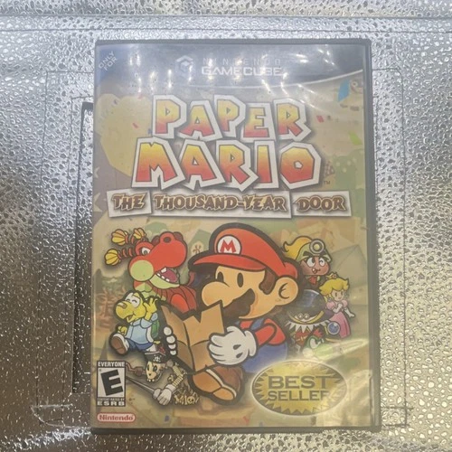 Nintendo Paper Mario Thousand-Year Door GameCube Role Playing E NTSC-U/C Best S…